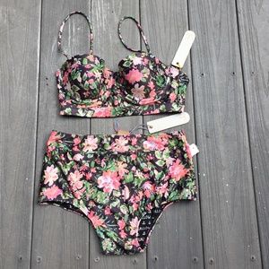 Tallow x Free People floral Bikini Set